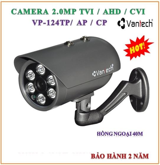 [HCM]Camera HD-TVI 2.0MP Vantech VP-124TP