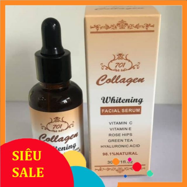 Serum collagen plus vit e 701 trắng da , chống lão hóa 30ml