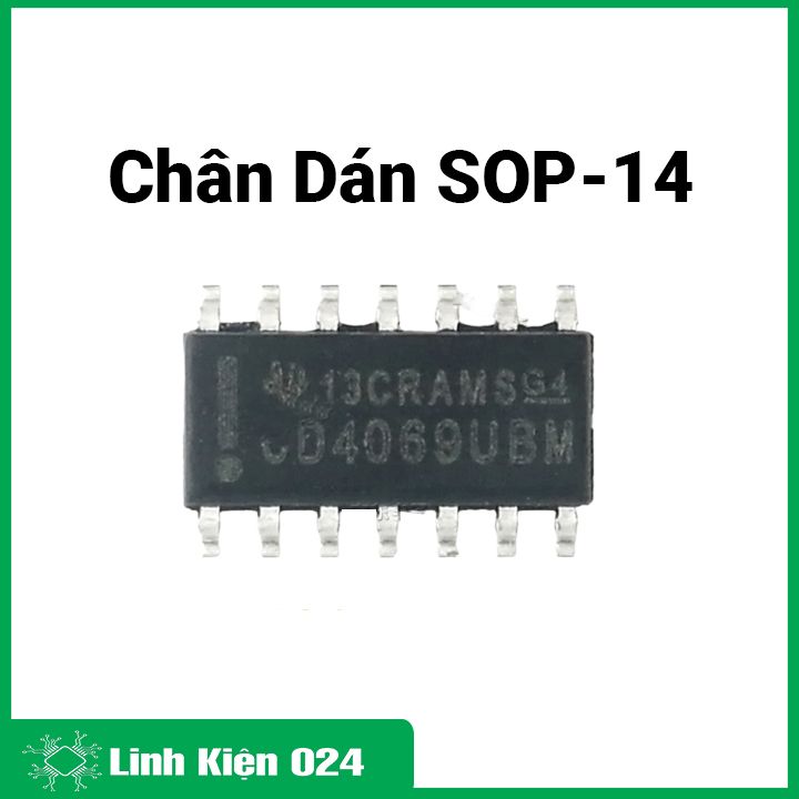 IC CD4069BE DIP14 / SOP14 tiêu thụ điện năng thấp