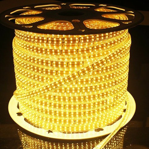 LED Dây Đôi 2835 Lõi Đồng Cao Cấp, Ánh Sáng Vàng