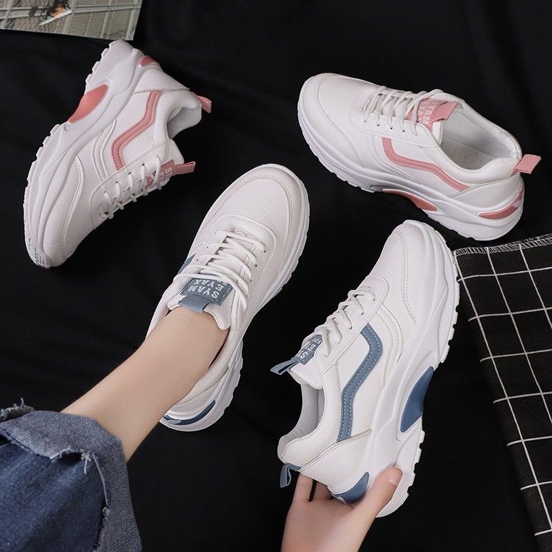 (VIDEO thật) Giày thể thao nữ độn đế 6cm siêu cao