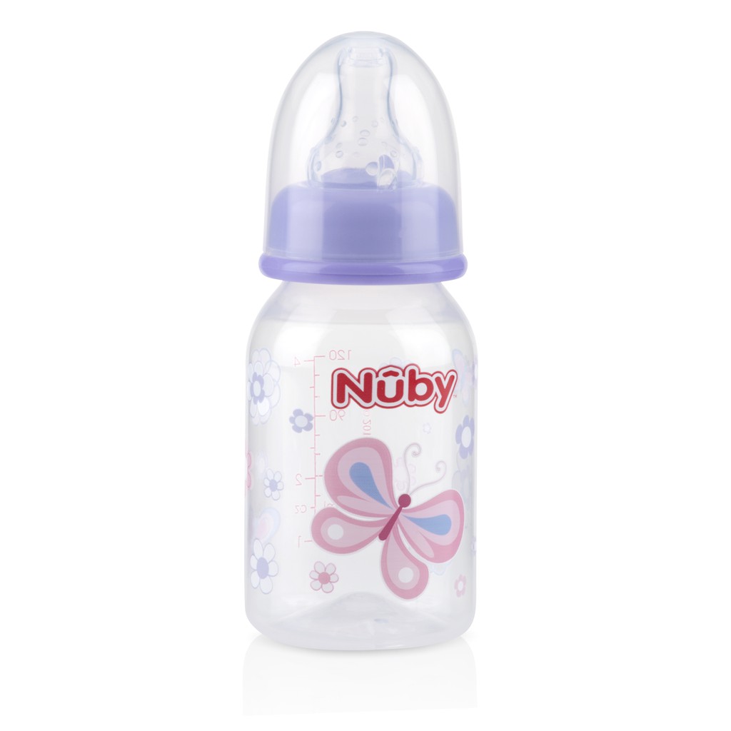 Bình Sữa Nuby cổ hẹp 120ml Cho Bé
