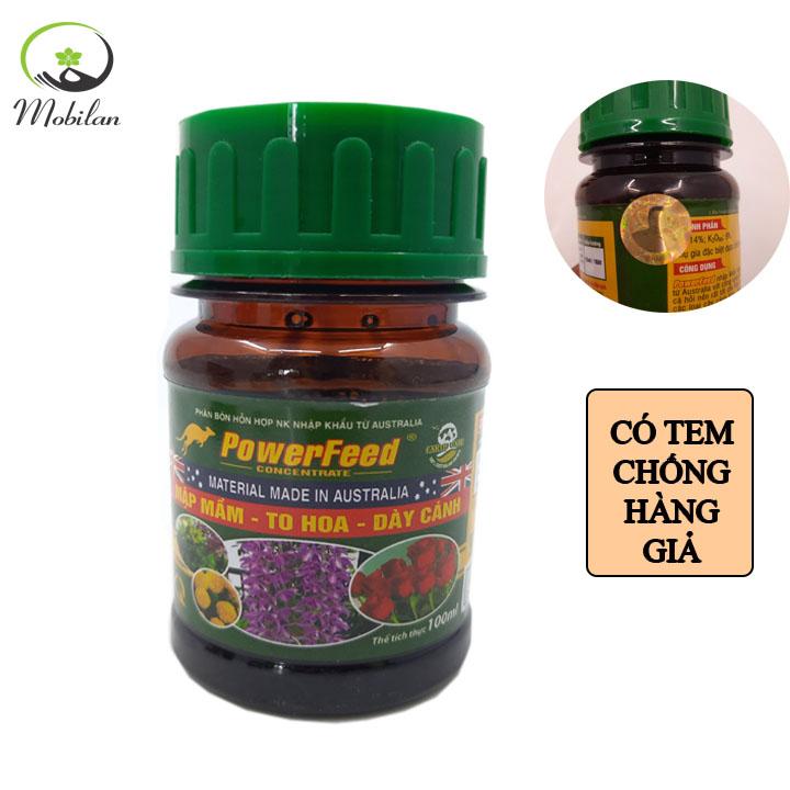 Phân cá POWERFEED Nhập khẩu Úc không hôi, siêu đẻ nhánh 100ml