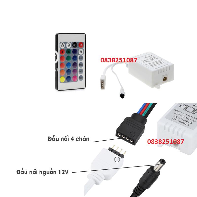 [HCM]Bộ điều khiển Led dây RGB đổi màu 5m
