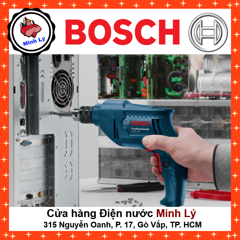 Máy khoan cầm tay bosch gbm 350 chính hãng – có phiếu bảo hành