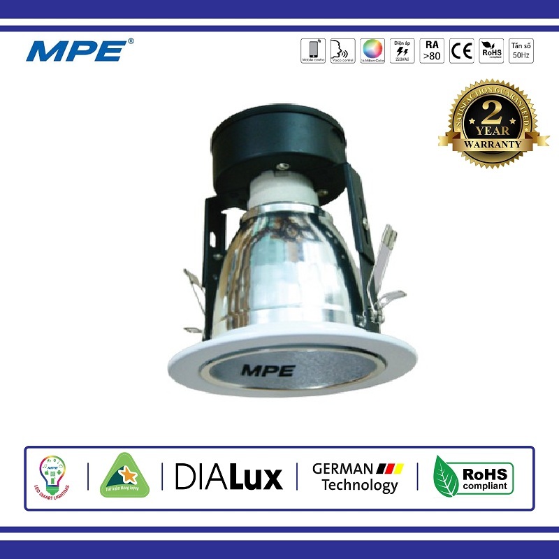 CHAO ĐÈN DOWNLIGHT ÂM TRẦN PHI 80 / 90 / 115 MPE (KHÔNG BAO GỒM BÓNG)