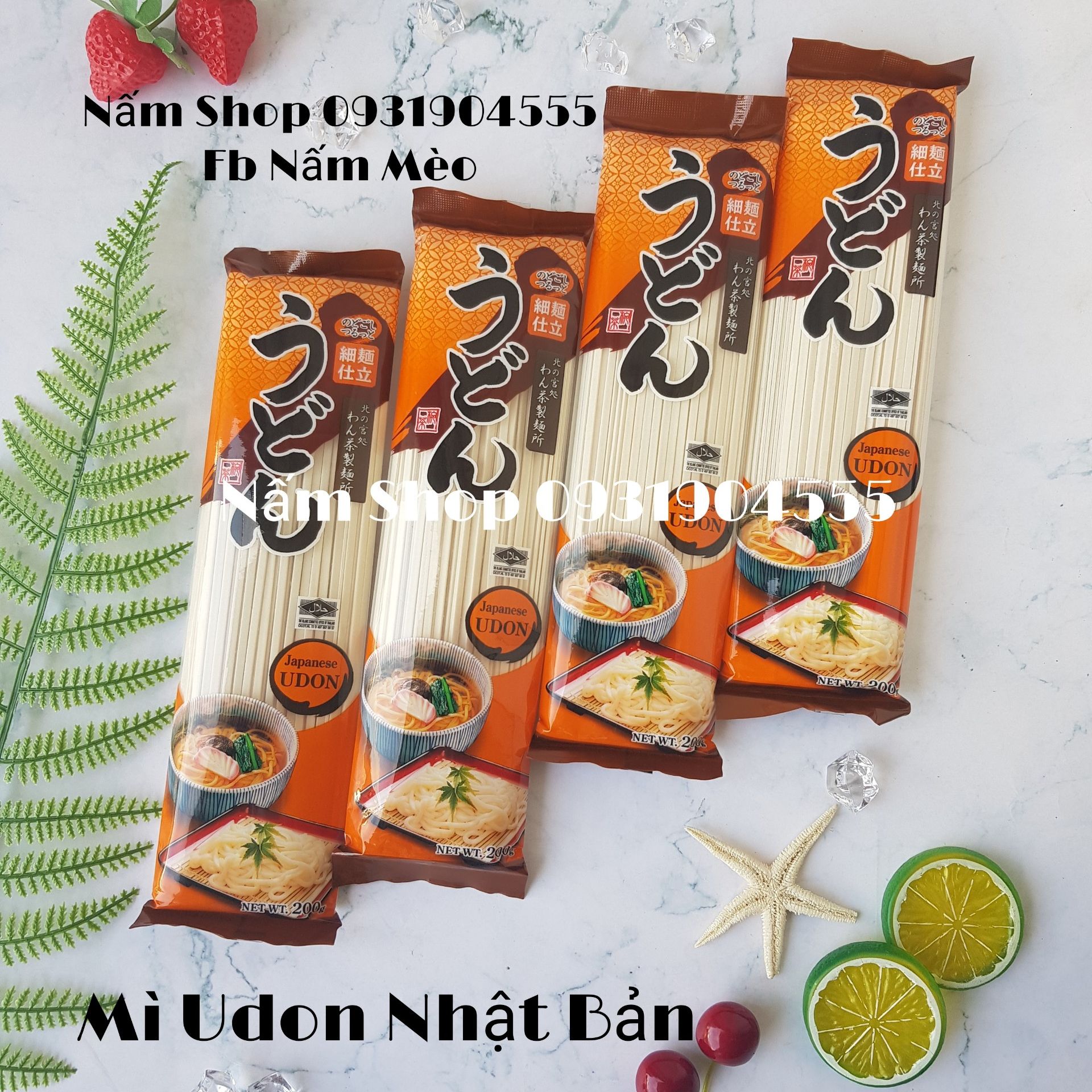 Mì Udon Yamamori Nhật Bản sợi dài