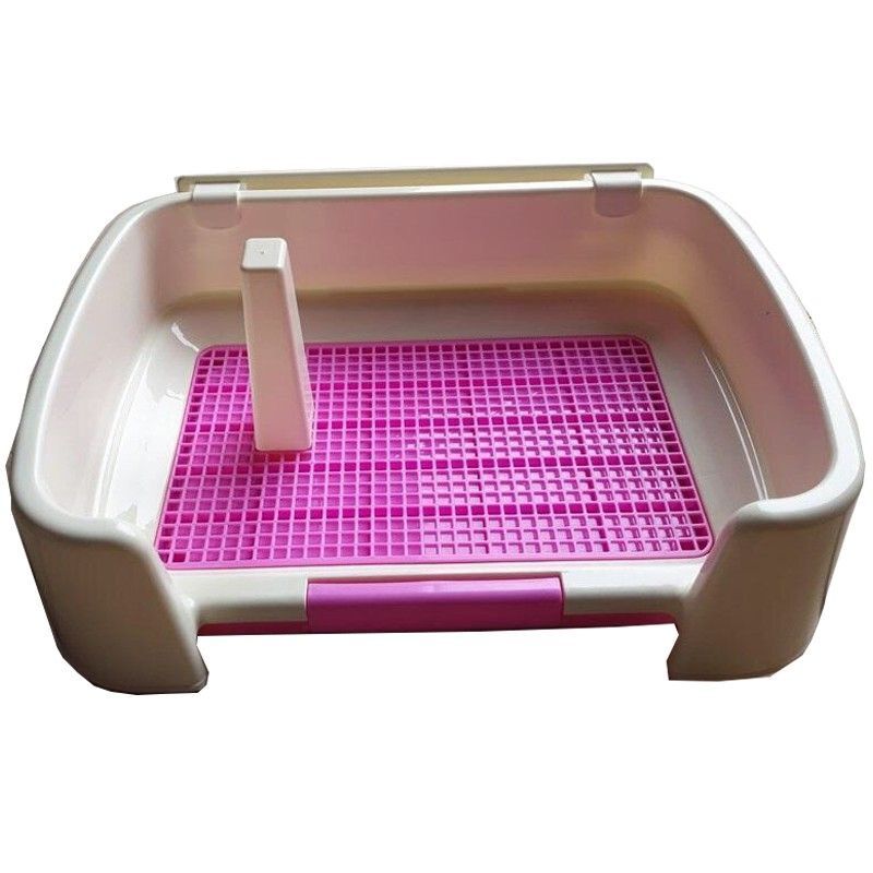 Khay Vệ Sinh Cho Chó Đực Có Tường Thành Chắn Lớn (size Đại)