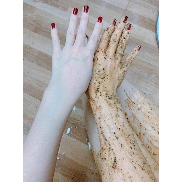 tắm trắng cà phê
