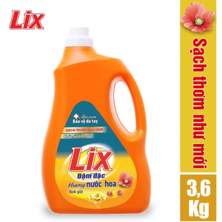 Nước giặt Lix đậm đặc 3.6kg