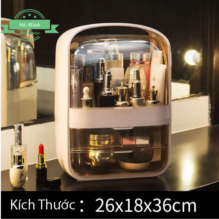 Hộp Kệ Đựng Mỹ Phẩm 3 Tầng Cao Cấp