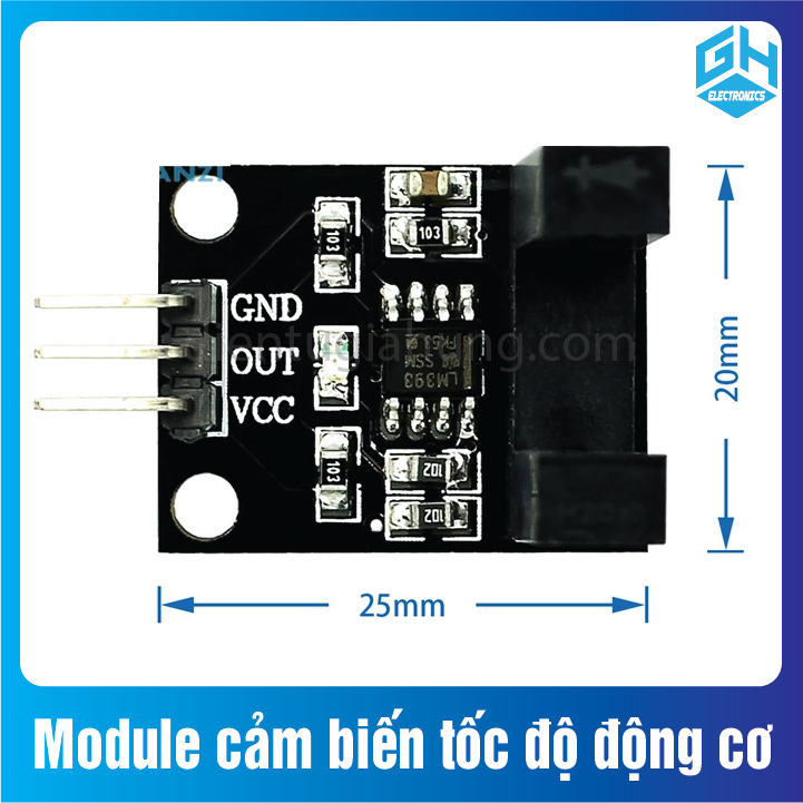 Module cảm biến tốc độ động cơ - Đếm sản phẩm