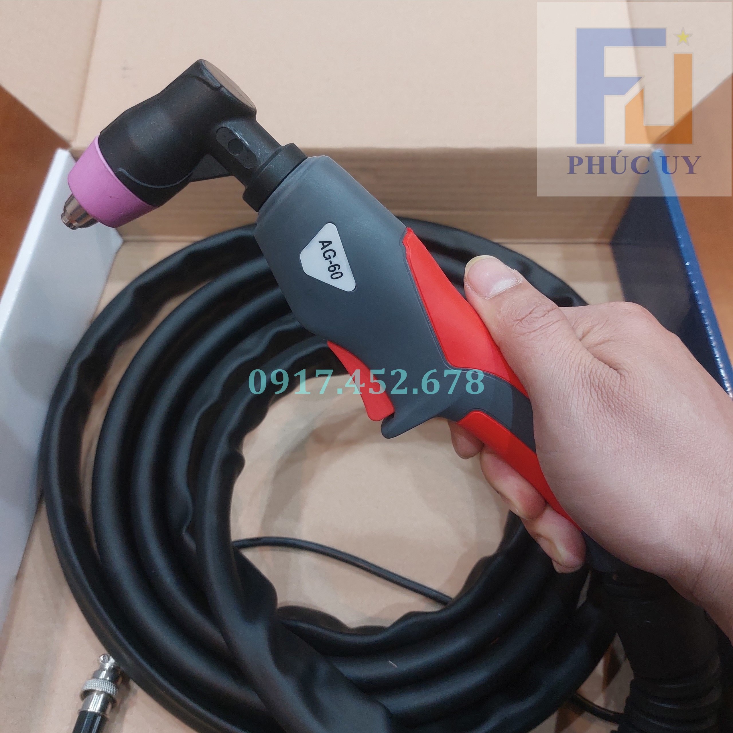 Dây mỏ cắt plasma AG60 4m loại đẹp (tốt)