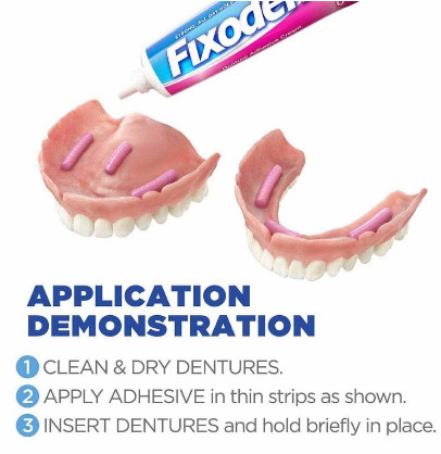 Keo dán răng giả Fixodent Original 68g của Mỹ