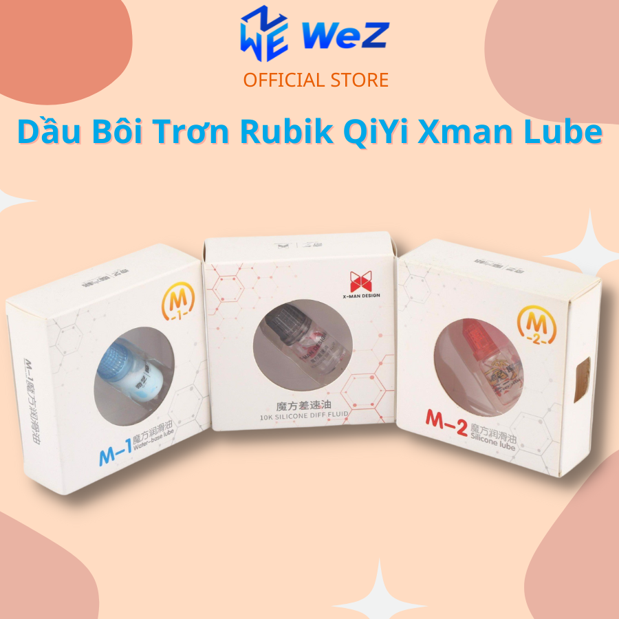Dầu Bôi Trơn Rubik QiYi XMan Lube M1, M2, Xman - QiYi Lube - WeZ Toys