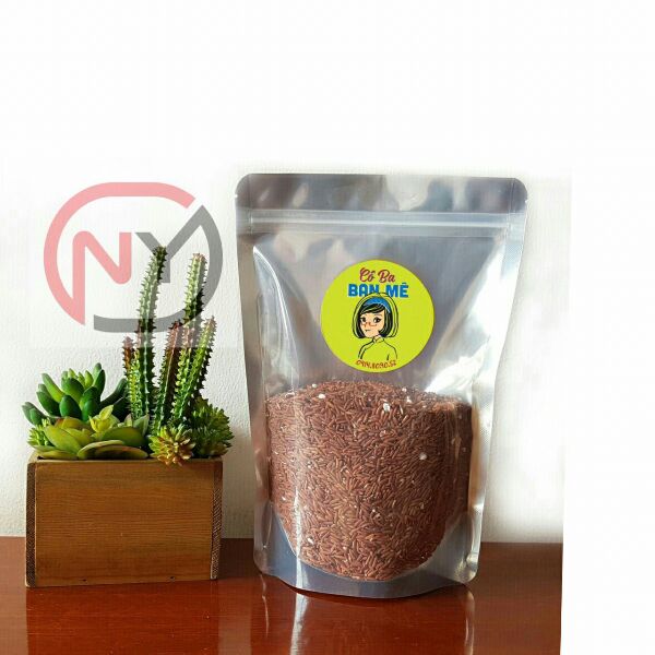 {500gr/1size} -  Túi zipper đáy đứng Mặt Bạc Mặt Trong (đủ size, sản phẩm y hình)
