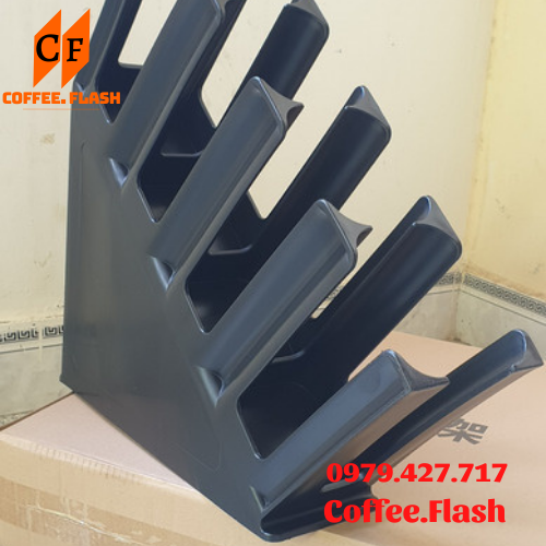 Kệ để ly cafe và ly trà sữa 4 ngăn