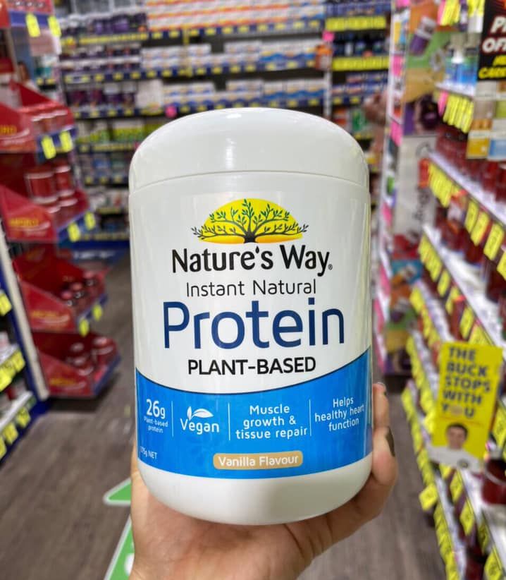 Protein nature's way 375g úc - dành cho người ăn chay