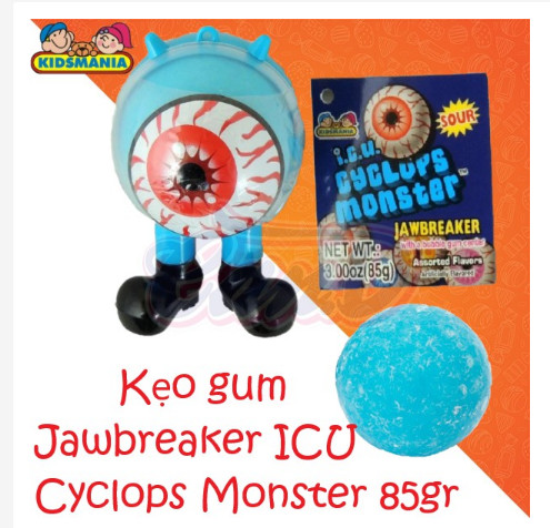 [Siêu Rẻ] Kẹo gum Jawbreaker ICU Cyclops Monster 85gr