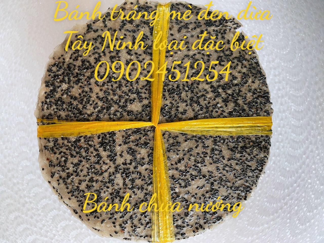 Loại đặc biệt - 50 Cái Bánh tráng mè đen dừa Tây Ninh