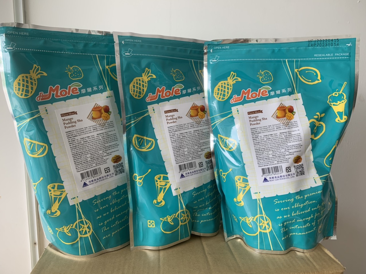 Pudding Xoài/ Pudding Maulin Đài Loan 1kg/ Pudding More/ Pudding Mole