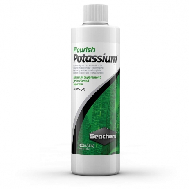 [HOÀN TIỀN 10%]Phân nước cho cây thủy sinh Seachem Flourish Potassium (250 ml)