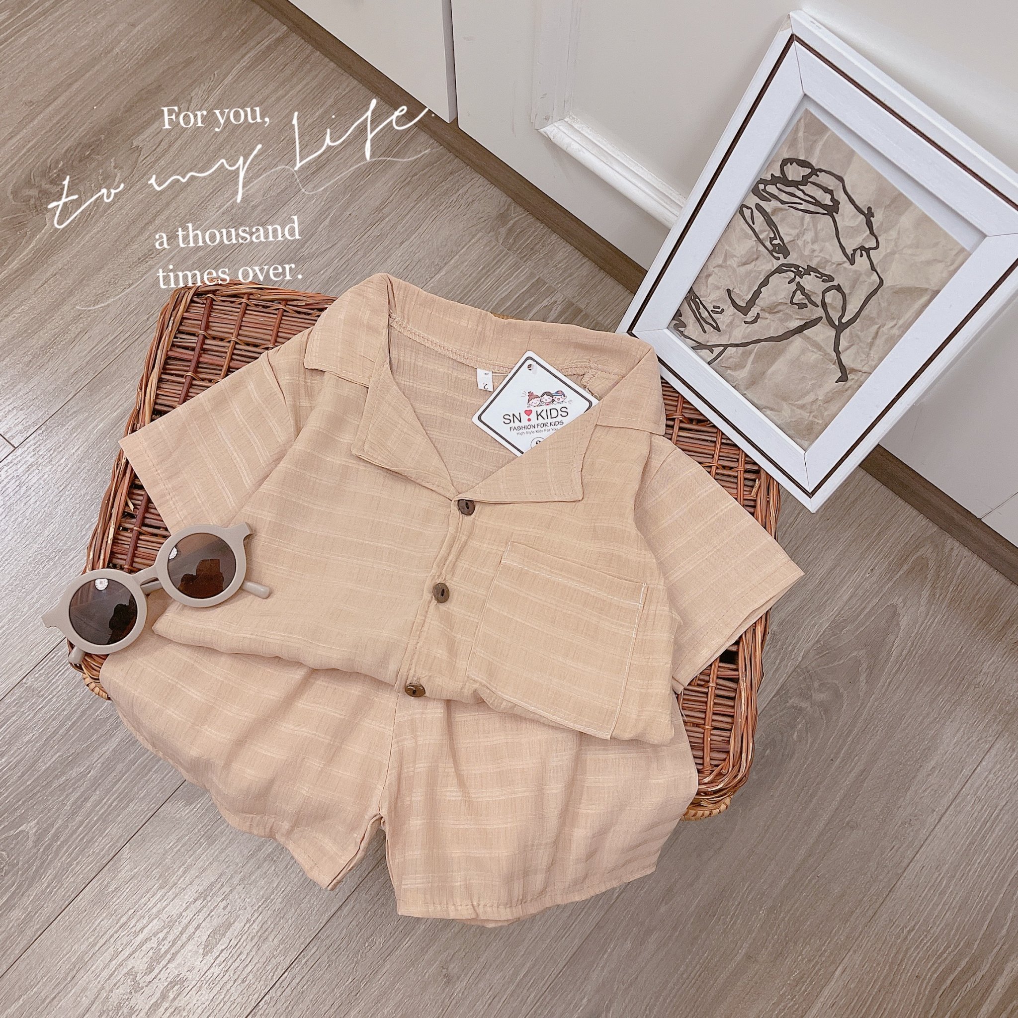 Đồ bộ đũi cao cấp cho bé trai 8-20kg