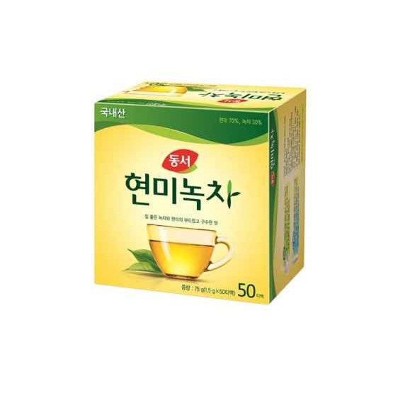 Trà xanh gạo lức dongseo hộp 75g