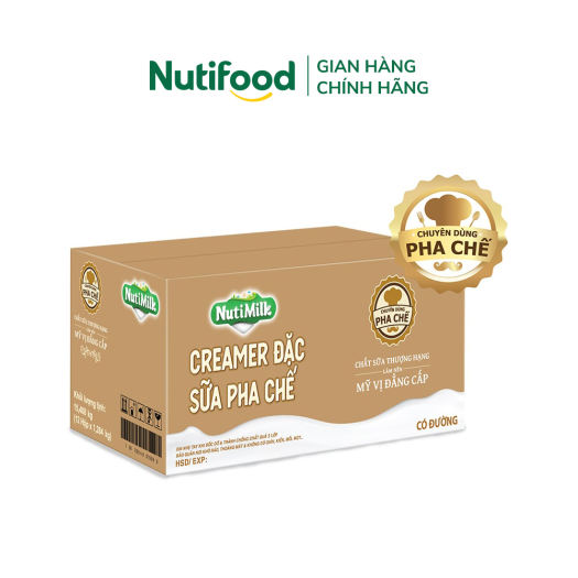 combo 5 hộp creamer đặc có đường sữa chuyên pha chế nuti hộp 1,284 kg - thương hiệu nutifood 3