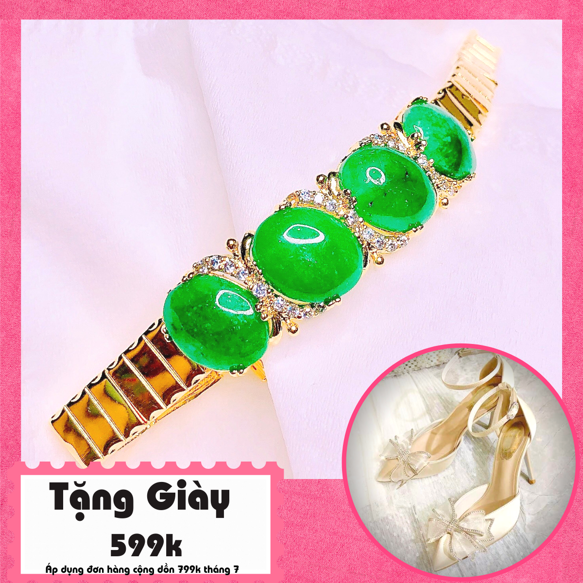 [HCM]Lắc tay mạ vàng nữ lắc tay cẩm thạch lắc tay nữ đẹp mạ vàng 24k vàng 18k cao cấp hoa văn thiết kế sang trọng nữ tính dễ thương TRANG SỨC GADO LL01  - đeo đi tiệc đi chơi làm công sở cực sang chảnh và quý phái