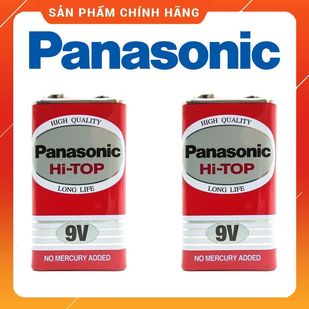 Pin vuông Panasonic 9v  cho Đàn Guitar lắp EQ