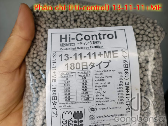 Phân chì/ Phân tan chậm Hi-Control 13-11-11+ME