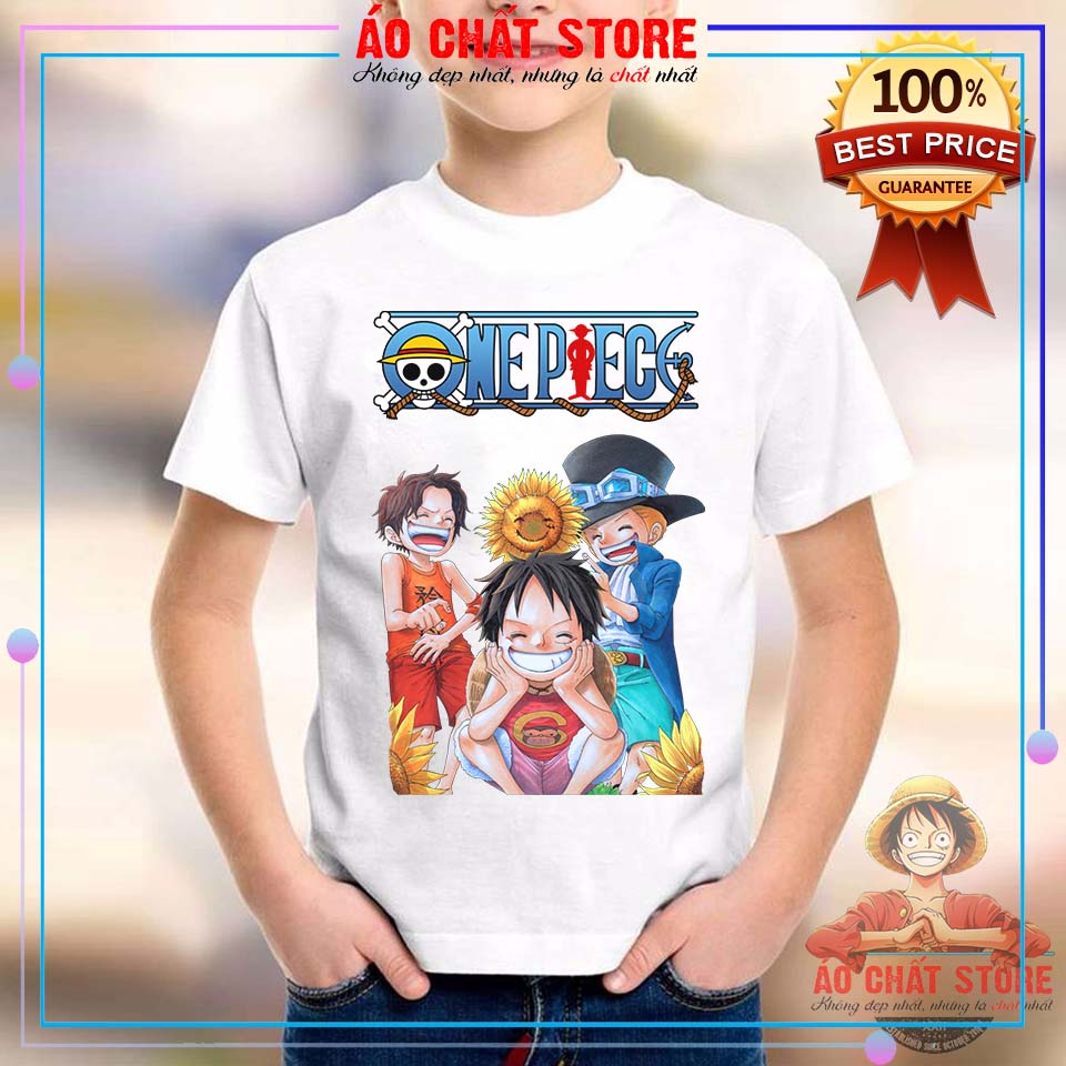 Áo thun one piece luffy ace sabo chibi siêu cute - áo đảo hải tặc luffy đẹp op167hình .t.h.ậ.t.