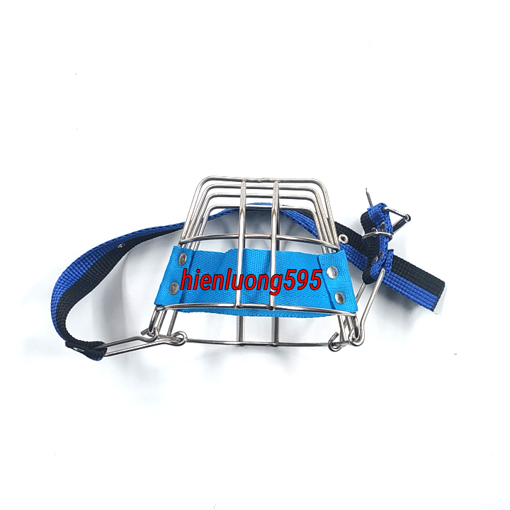 Rọ mõm chó inox cho chó mõm ngắn (Pitbull)