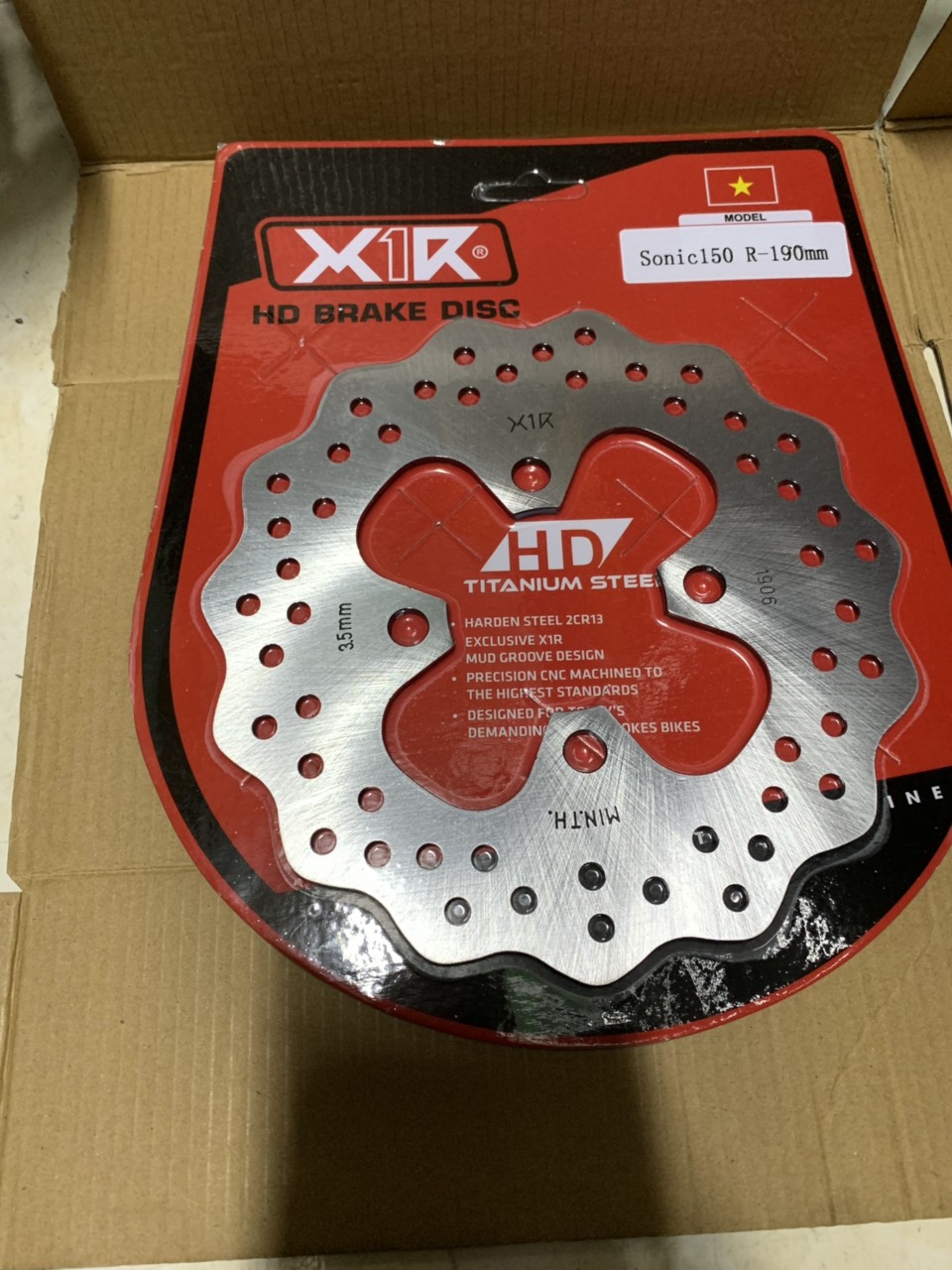 dĩa thắng sau sonic hiệu X1R