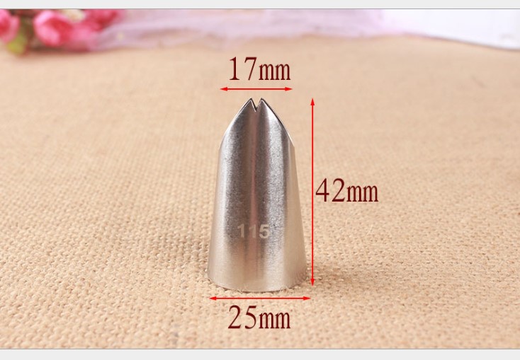 [HCM]Đuôi bắt bông kem đúc lá lớn 115