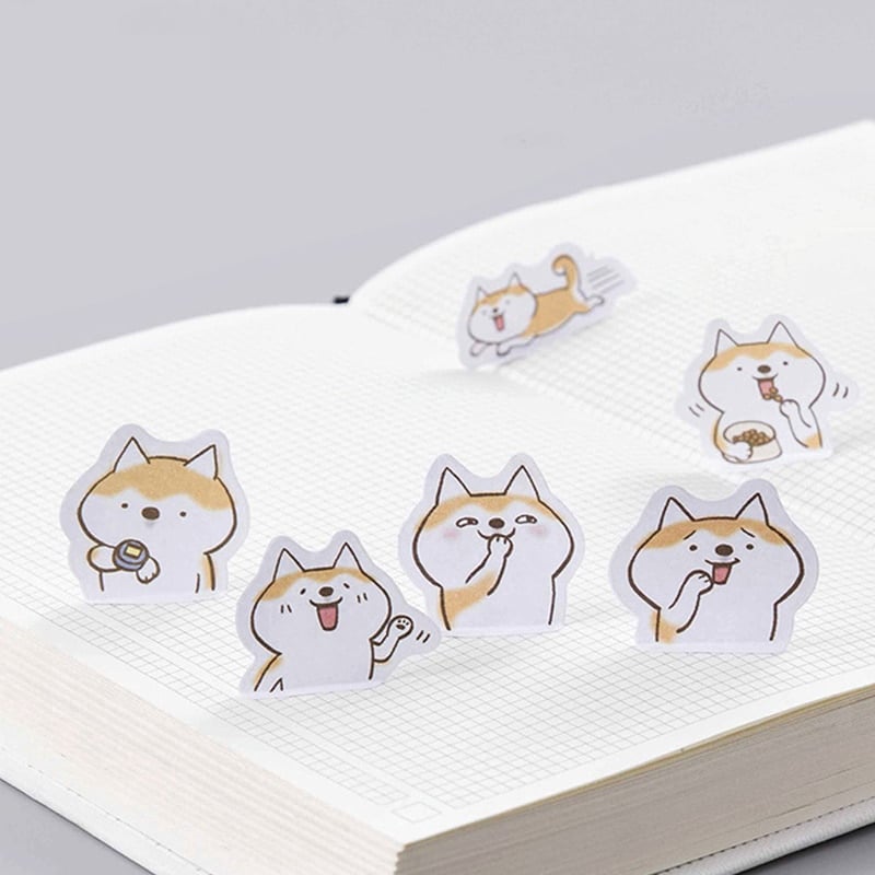 Hộp 45 Sticker cún SHIBA Nhật Bản