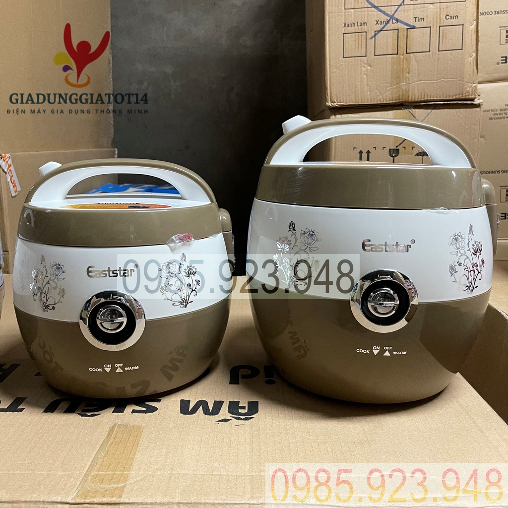 Nồi Cơm Điện Eaststar 1.0L-1.2L-1.8L Mã 438A - 538A - 838A - Hình quả táo - Lòng Siêu Dày Nấu Cơm Ngon
