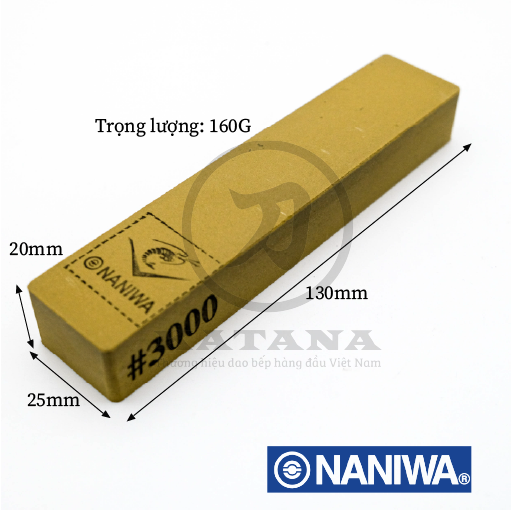 Đá mài tinh Naniwa Nhật Bản #3000 (cỡ nhỏ) - NAC 3000