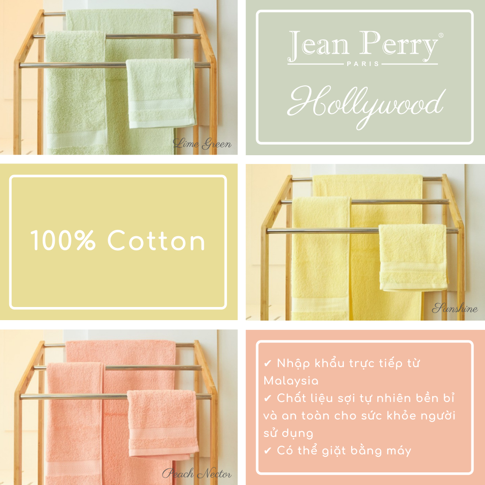 Khăn cotton Jean Perry Hollywood