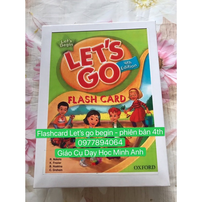 Combo trọn bộ Flashcards let’s go phiên bản mới .n.h.ấ.t. 4th - Level Begin -1-2-3