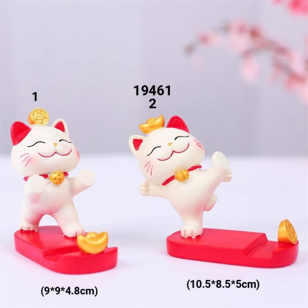 GIÁ ĐỠ ĐIỆN THOẠI MÈO THẦN TÀI MAY MẮN