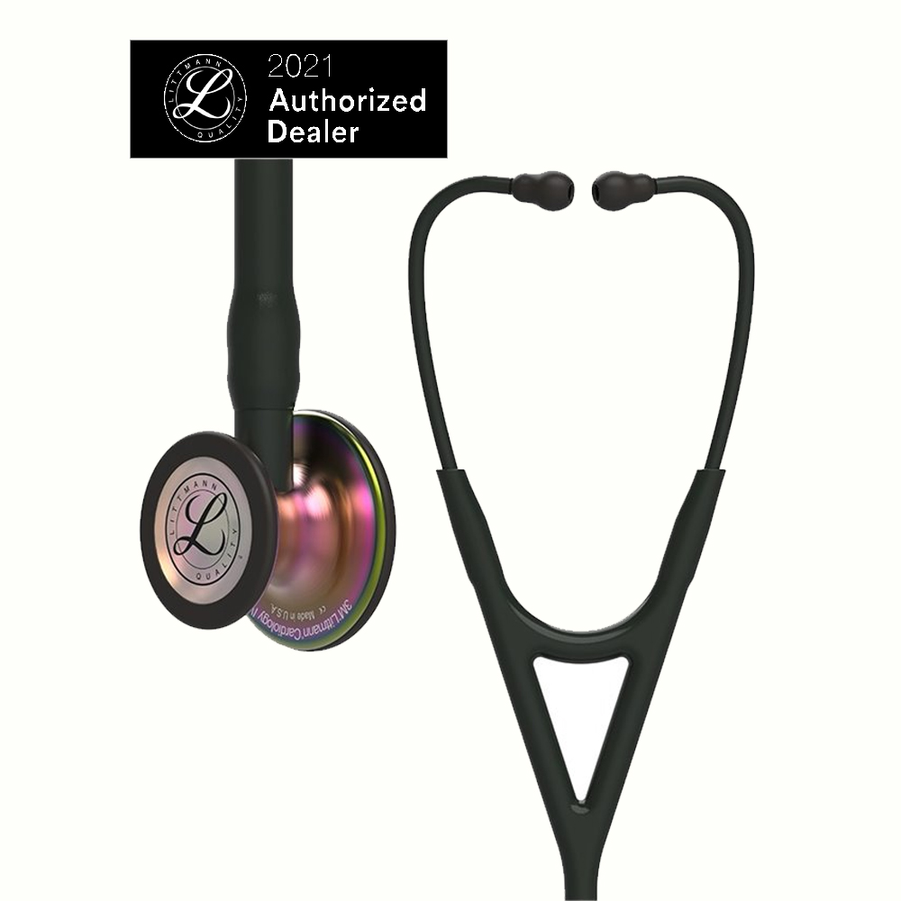 Ống nghe y tế 3M Littmann Cardiology IV, mặt nghe màu cầu vồng