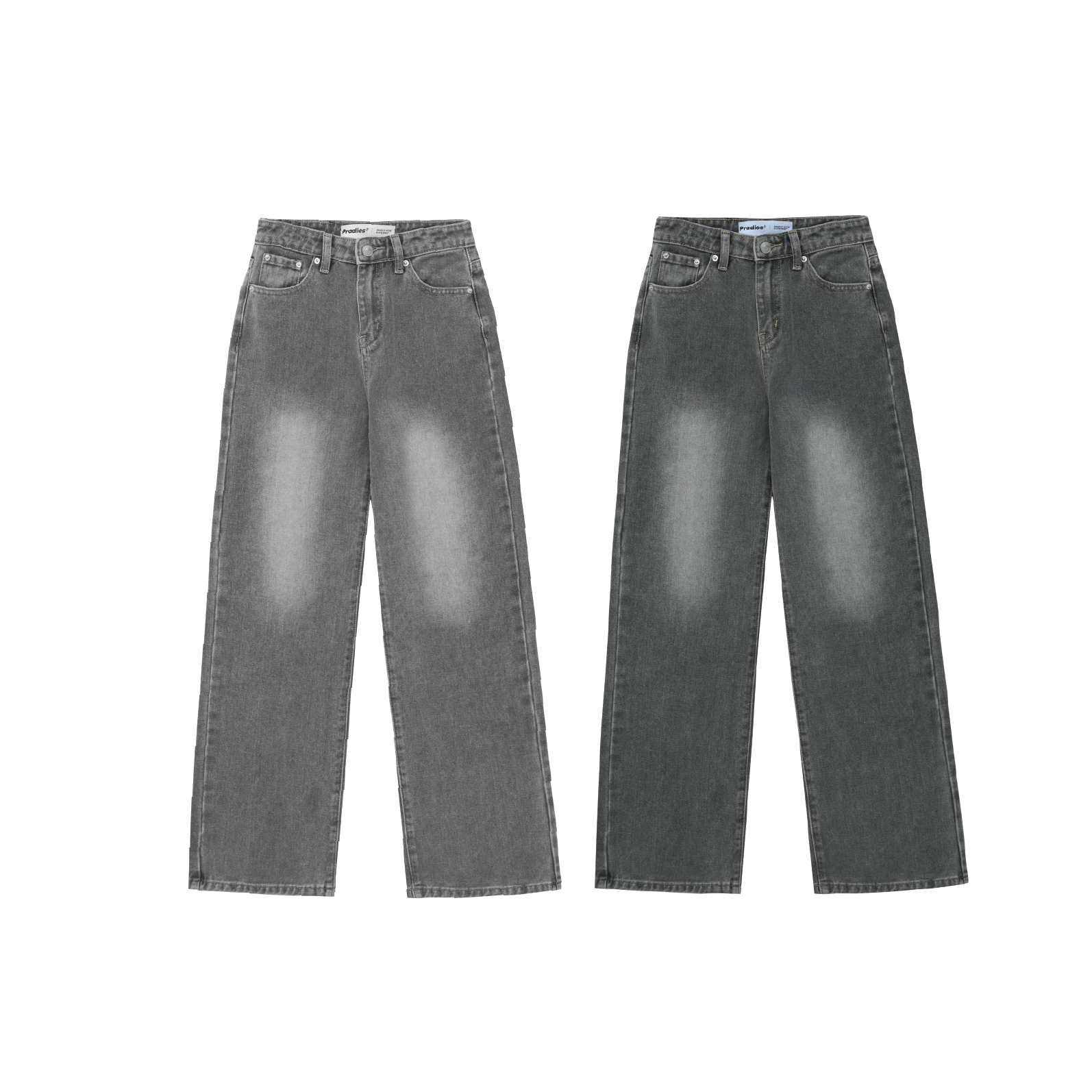 Quần jeans nữ ống rộng pradies vintage