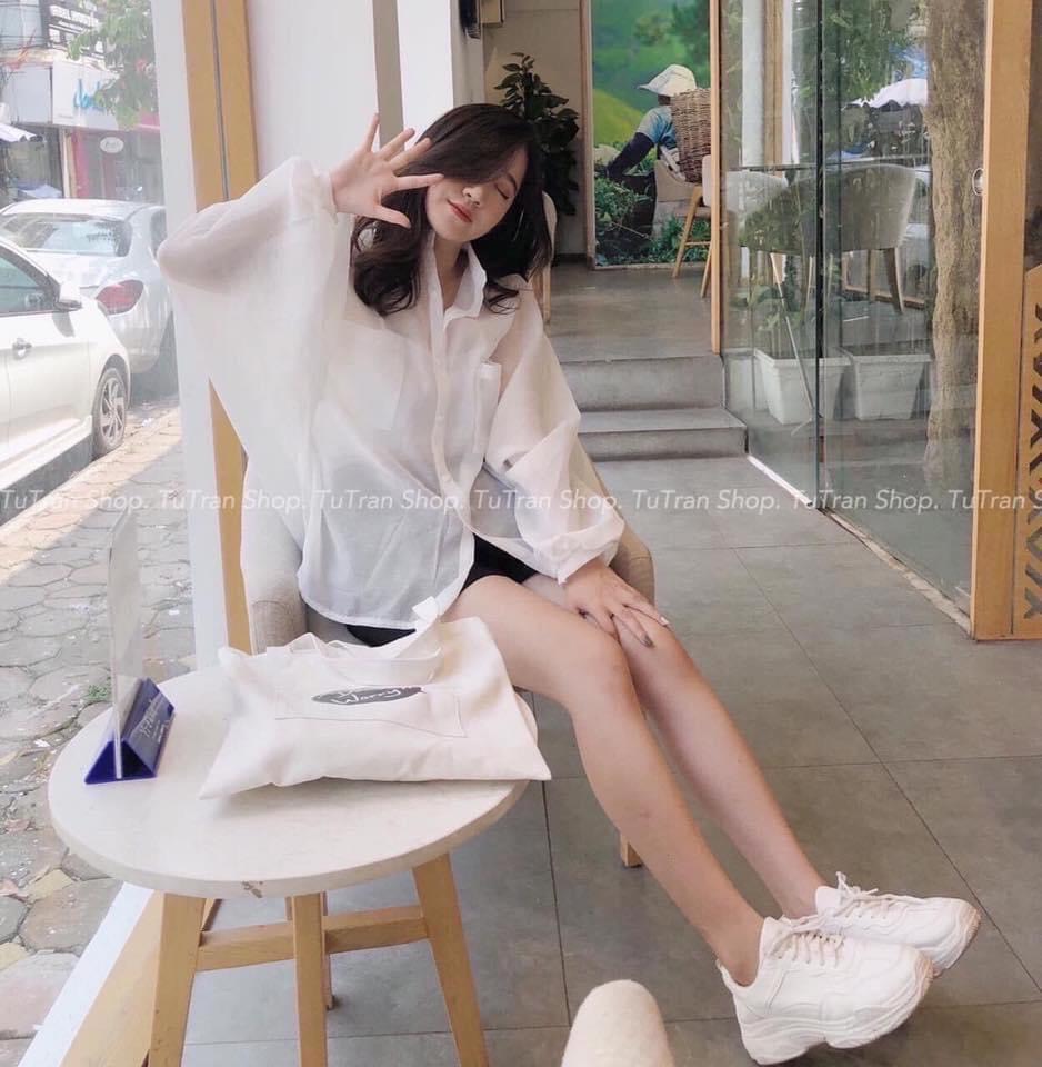 ÁO SƠ MI VOAN CÓ KÈM 2 DÂY LÓT- ÁO SƠ MI HÀNG MỚI VỀ DỄ THƯƠNG MỚI VỀ UT