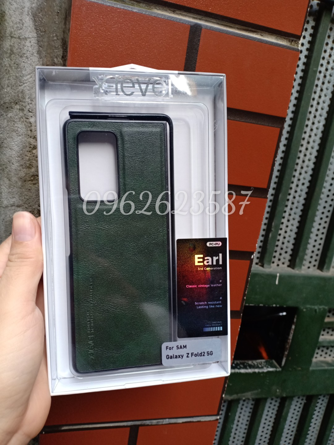 Ốp lưng X-Level da Leather cho Samsung Galaxy Z Fold 2