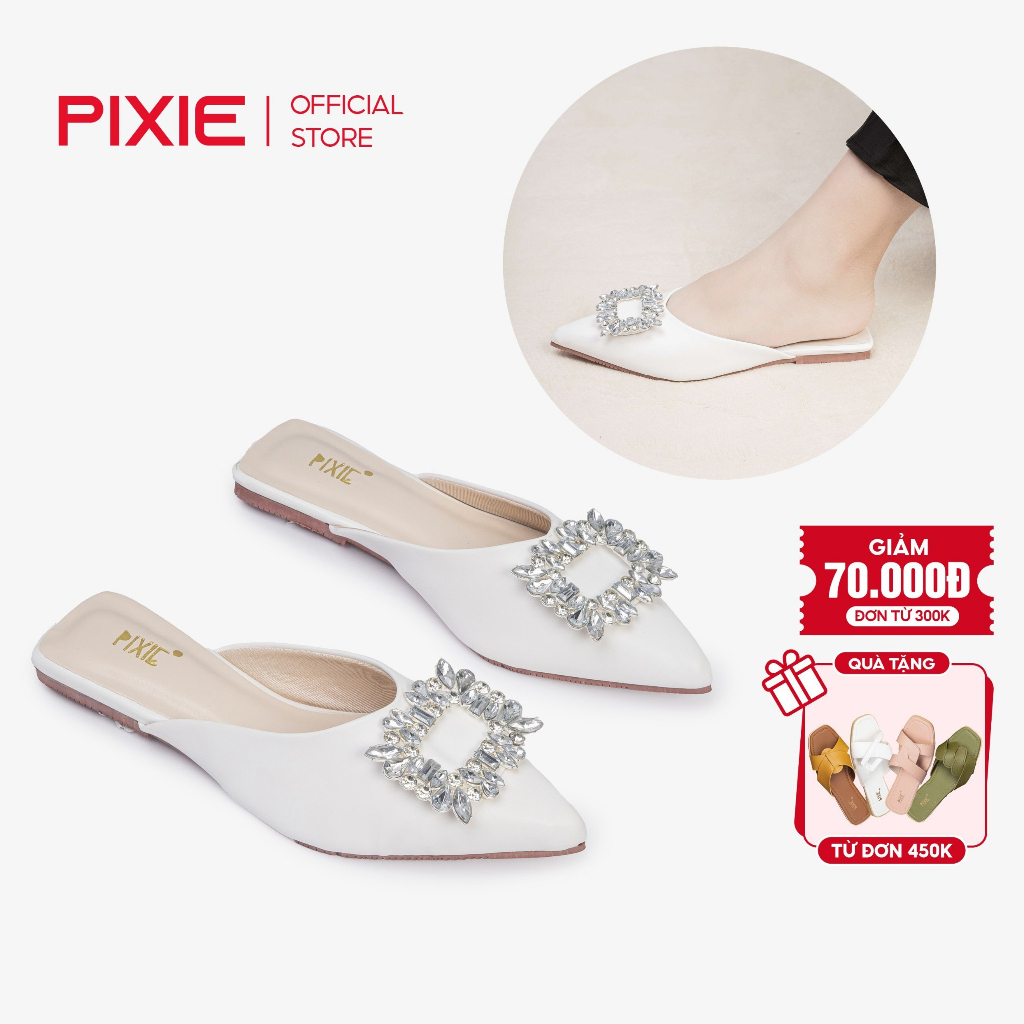 Dép sục 2cm phối khóa pixie e162