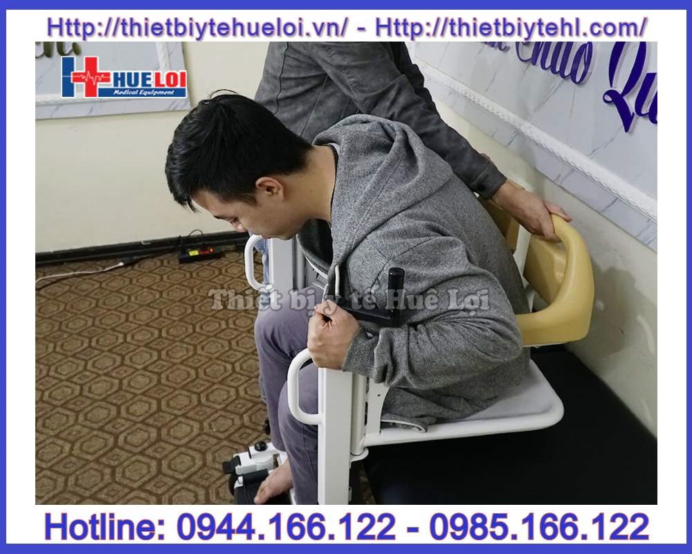 Xe lăn ghép 2 mảnh dich chuyển bệnh nhân