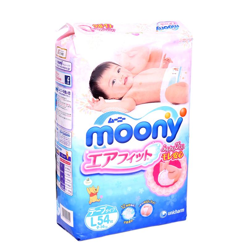 Bỉm dán moony l54