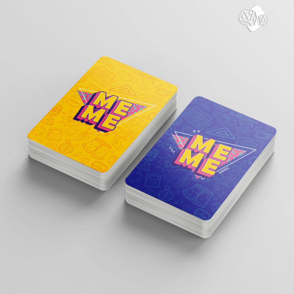 Bài MEME 156 lá CAO CẤP giấy cứng chống nước TOP BOARDGAME